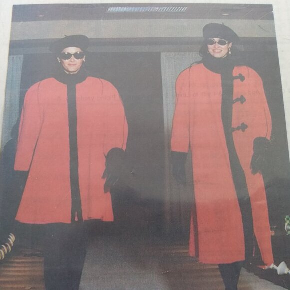 Vintage Swing Coat Sewing Pattern Retro 90s MacPhee Workshop - Picture 3 of 16